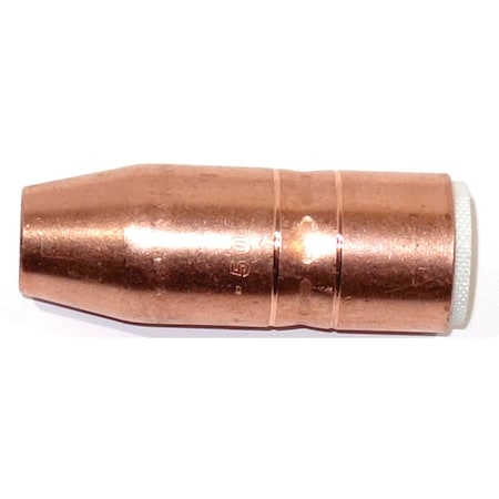 Parker Torchology Tregaskiss Style Nozzle, HD, Slip-On, Copper, 1/2" with 1/8" Recess, Short Taper P401-6-50